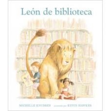 León de biblioteca